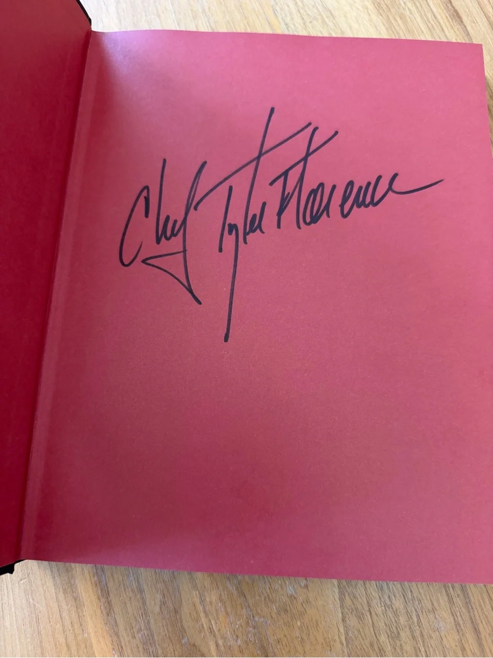 American Grill Cookbook by - autographed by Tyler Florence - Brand New
